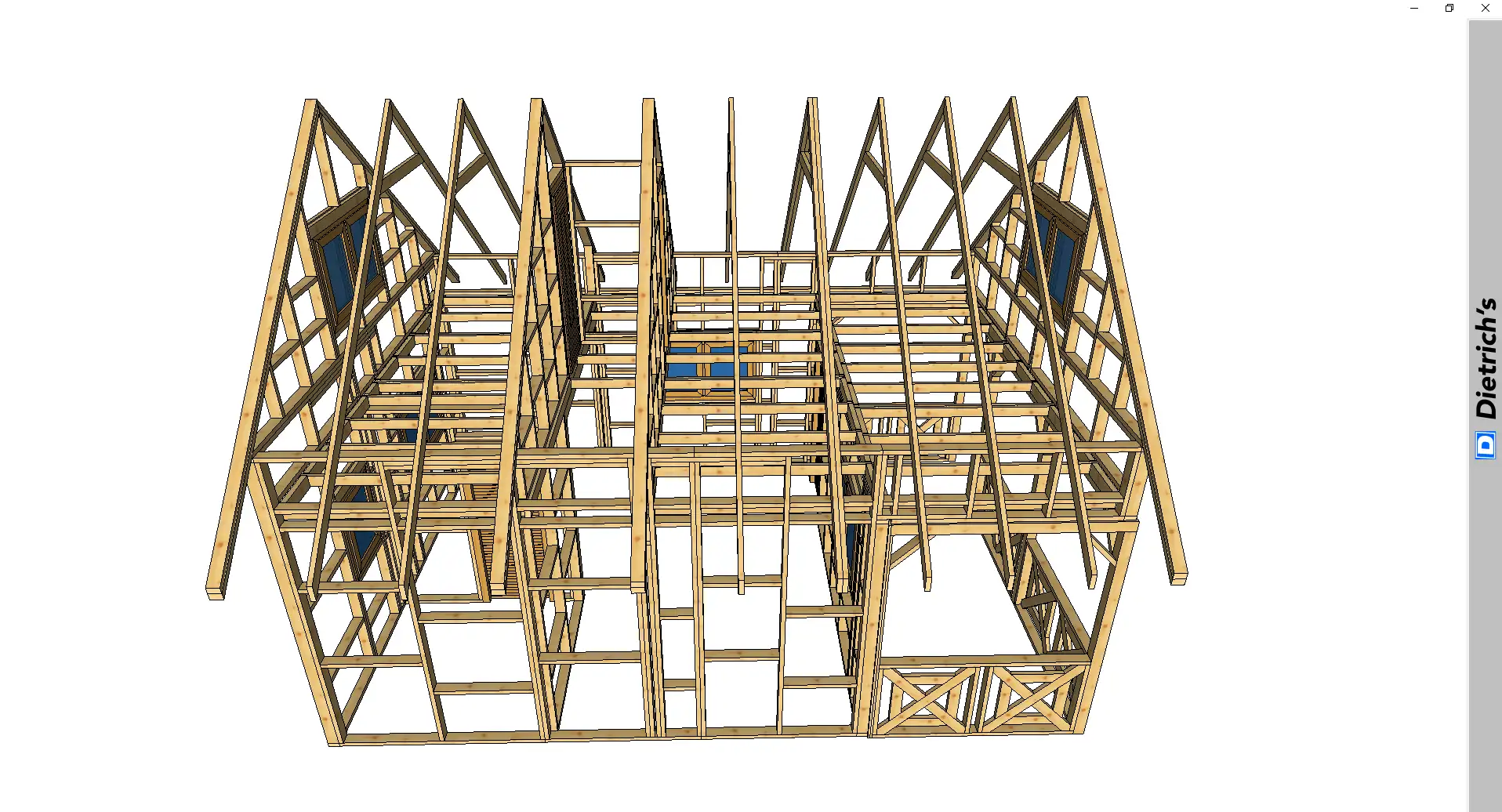 Domek Olaf 7m x 5m - wersja szkieletowa