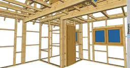 Domek Olaf 7m x 5m - wersja szkieletowa - zdjęcie 11