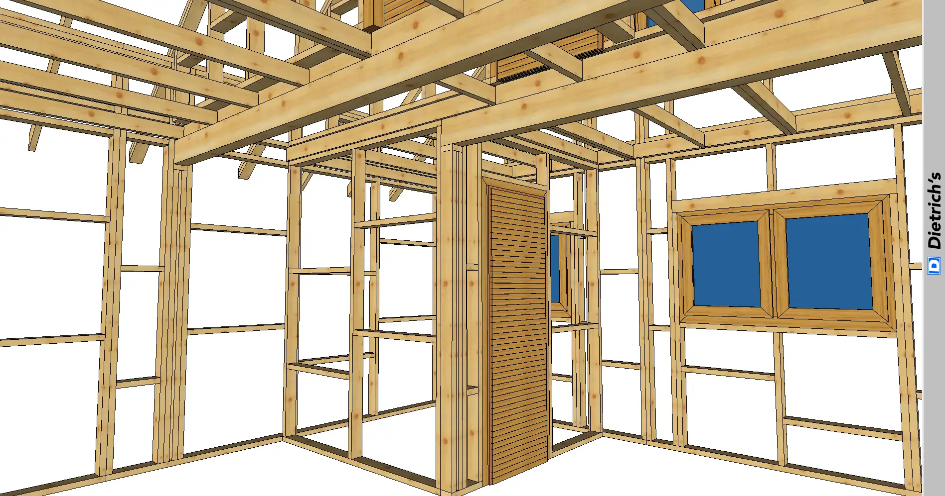 Domek Olaf 7m x 5m - wersja szkieletowa