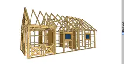Domek  8x4m - wersja szkieletowa - zdjęcie 3
