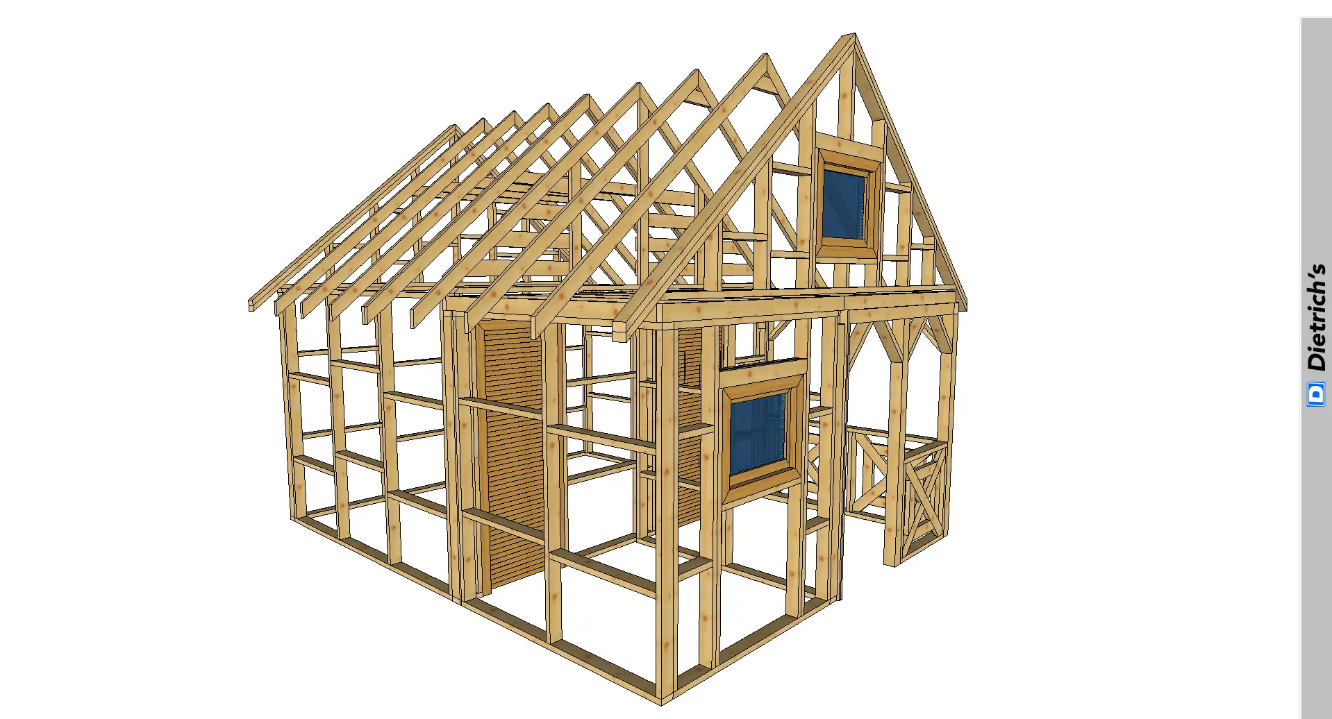 Domek Wiktor I - wersja szkieletowa