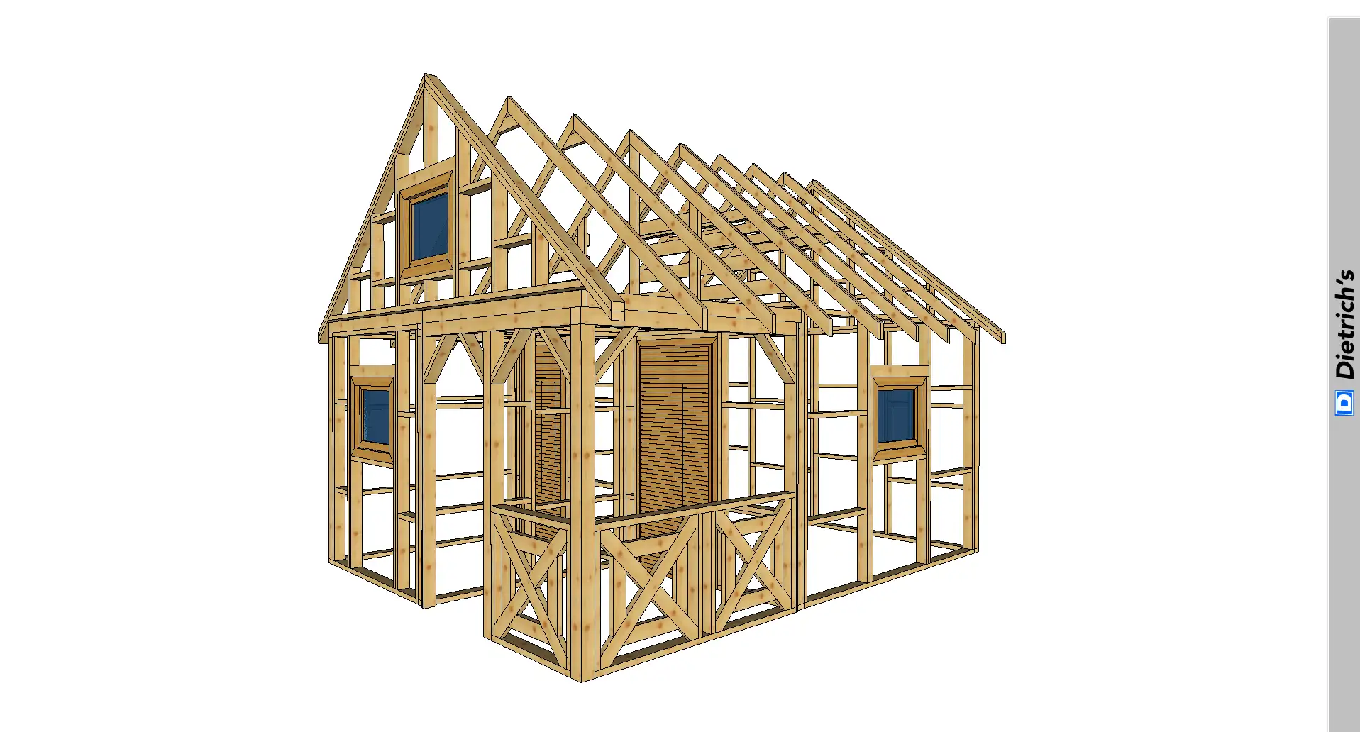 Domek Wiktor I - wersja szkieletowa