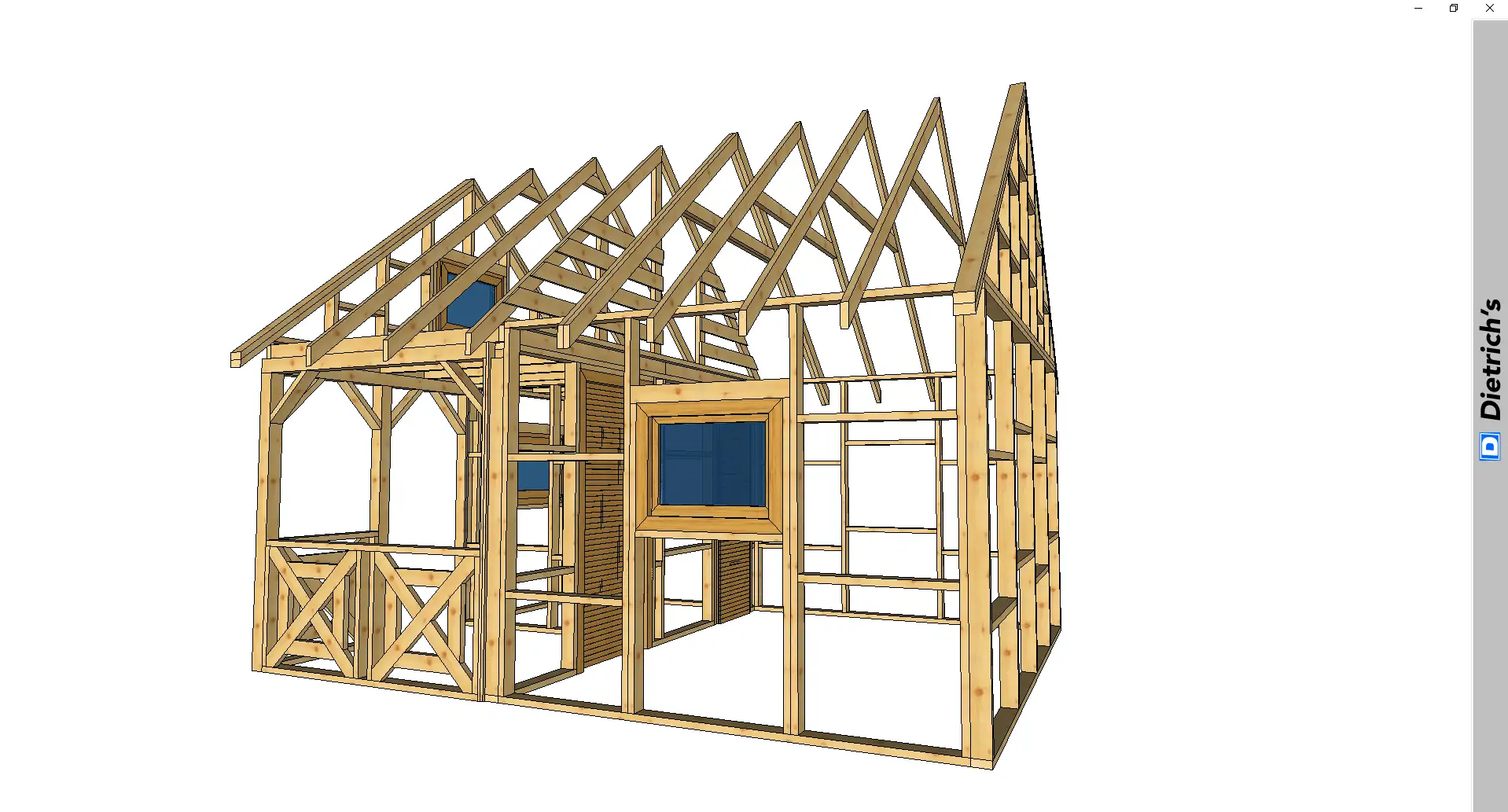 Domek Wiktor I - wersja szkieletowa