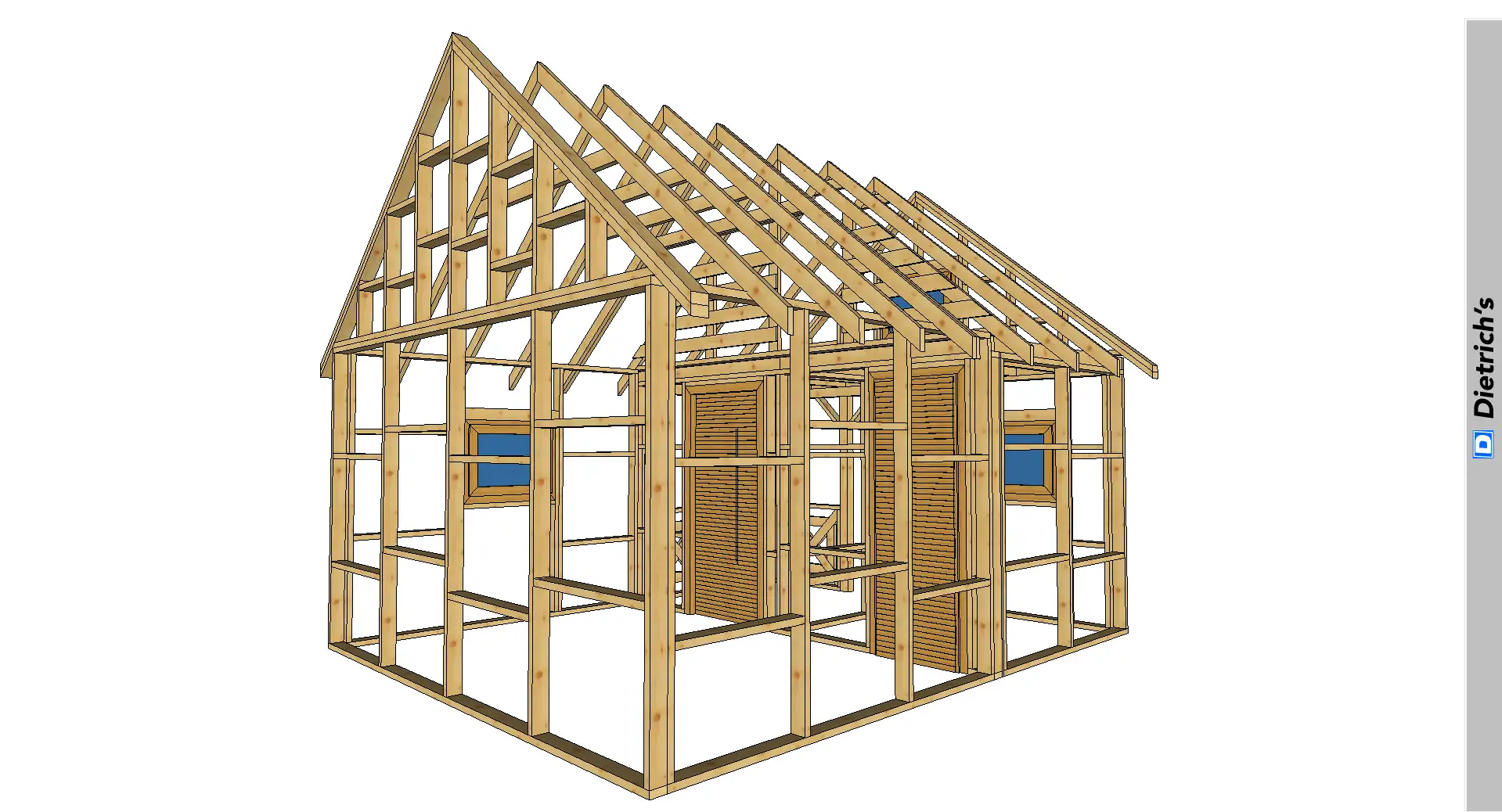 Domek Wiktor I - wersja szkieletowa