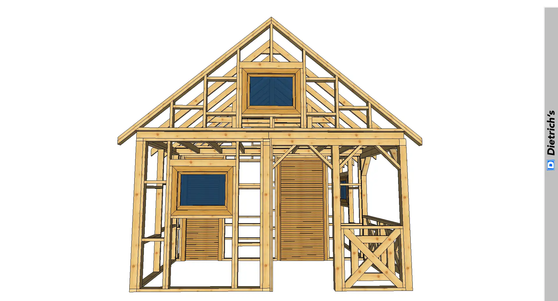 Domek Wiktor I - wersja szkieletowa