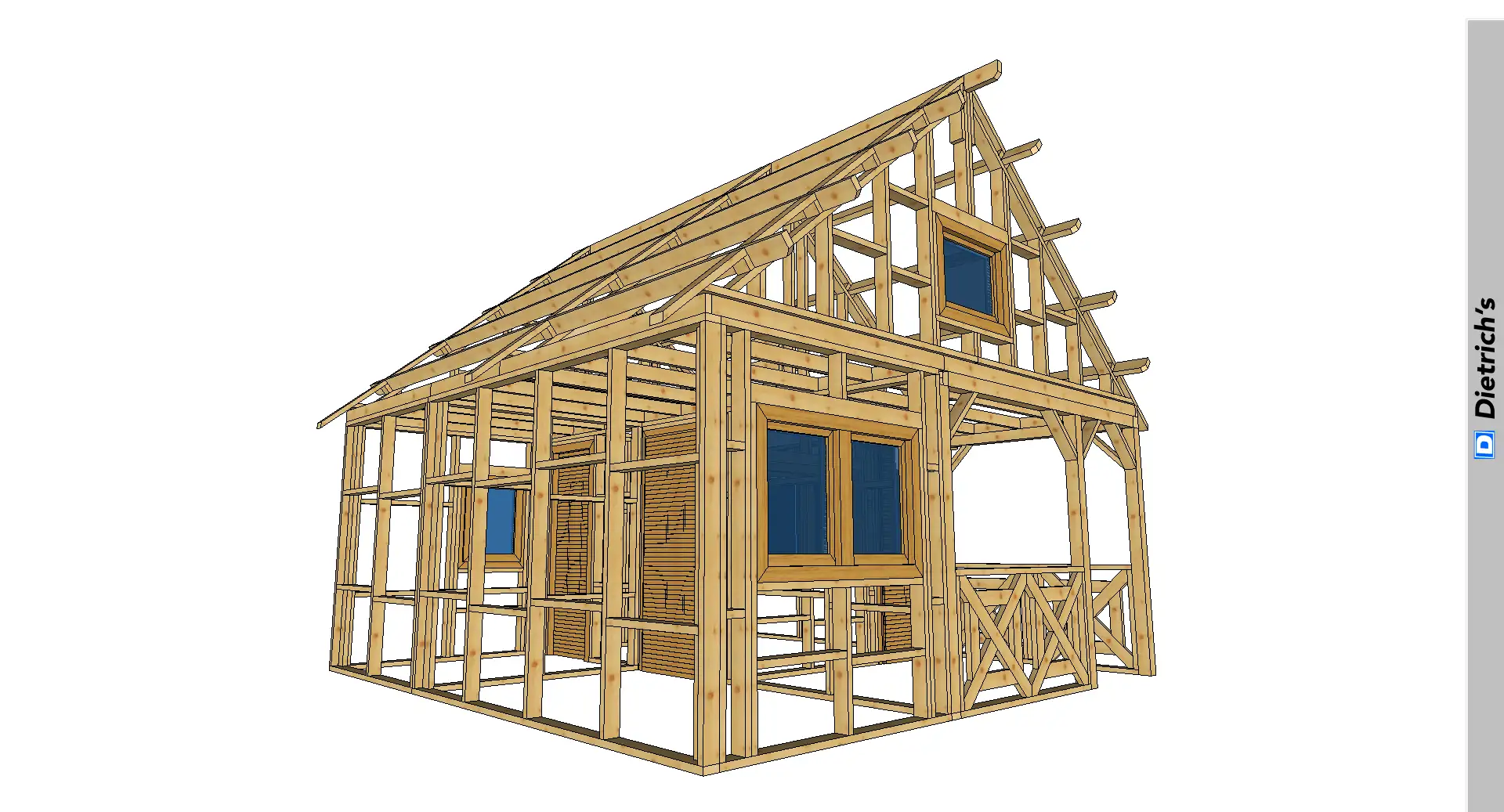 Domek Wiktor II - wersja szkieletowa