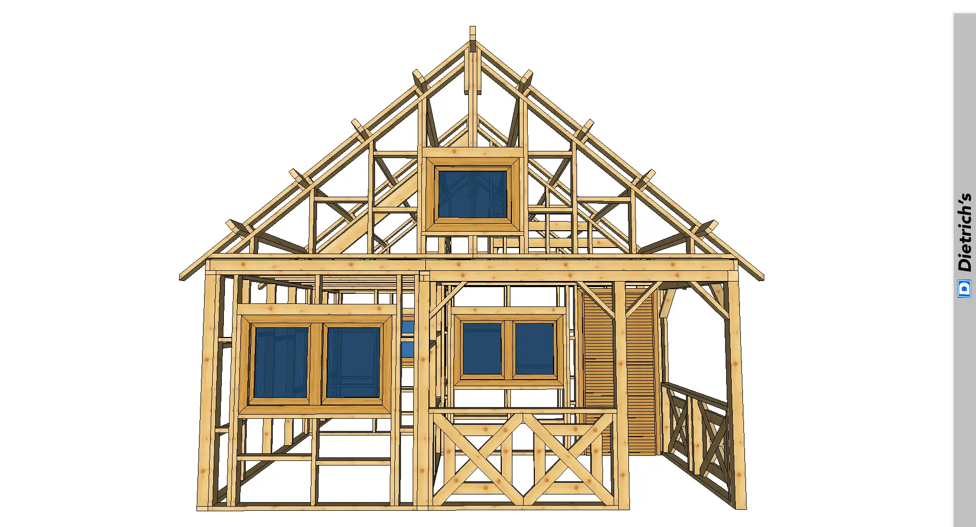 Domek Wiktor II - wersja szkieletowa