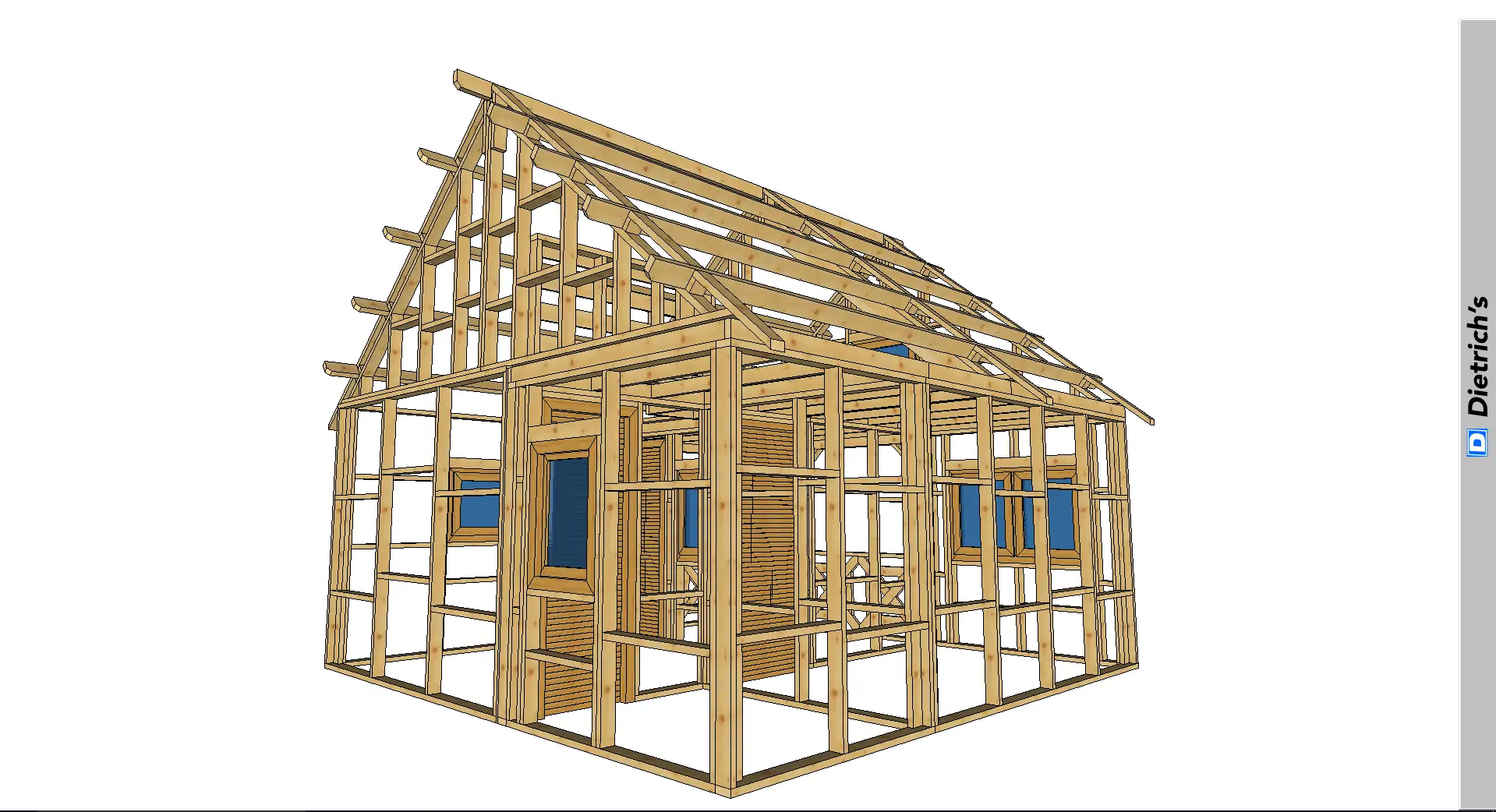 Domek Wiktor II - wersja szkieletowa