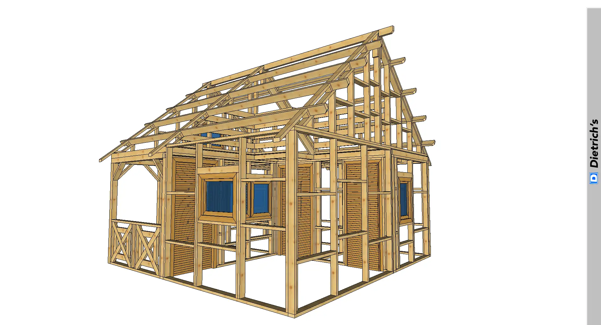 Domek Wiktor II - wersja szkieletowa