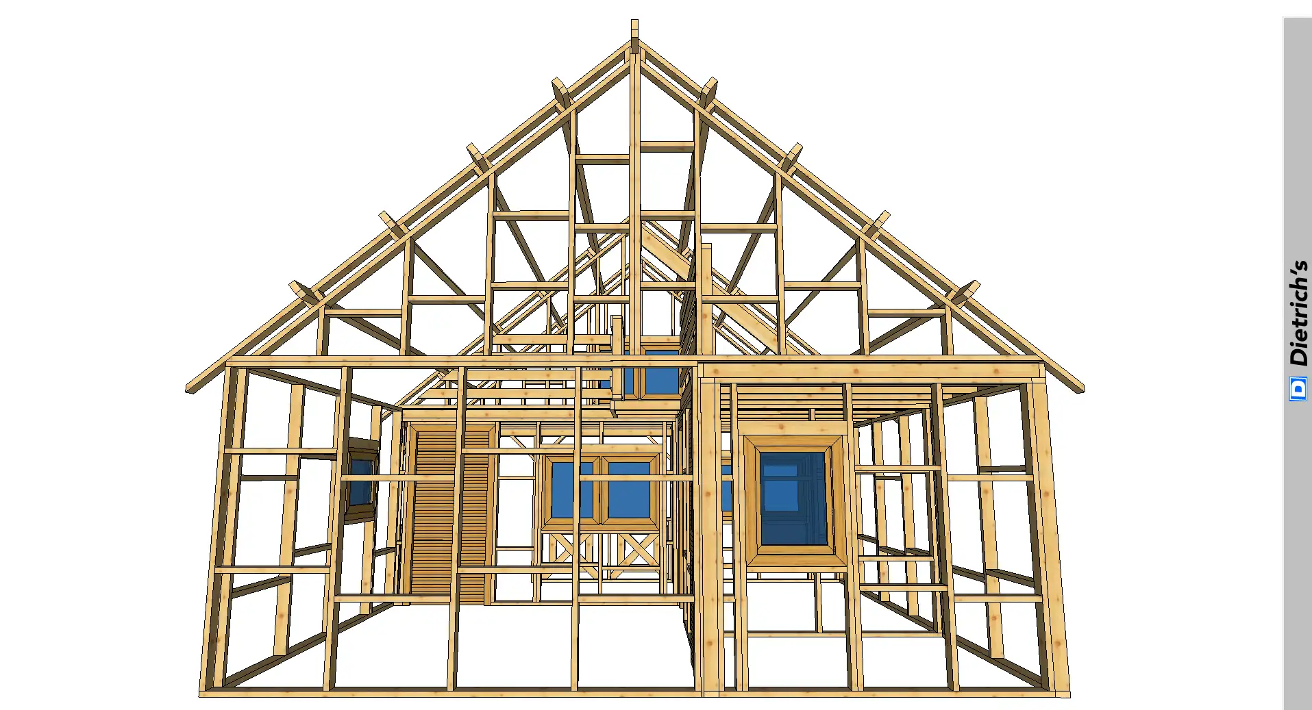Domek Wiktor IV - wersja szkieletowa