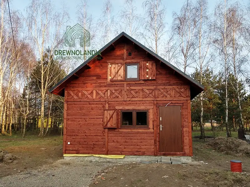 Domek drewniany Janusz - 7m x 5m -35m