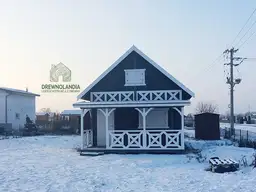 Domek drewniany Janusz 7m x 5m + taras 4,5m x 2m - zdjęcie 22