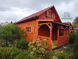 Domek drewniany Janusz 7m x 5m + taras 4,5m x 2m - zdjęcie 21