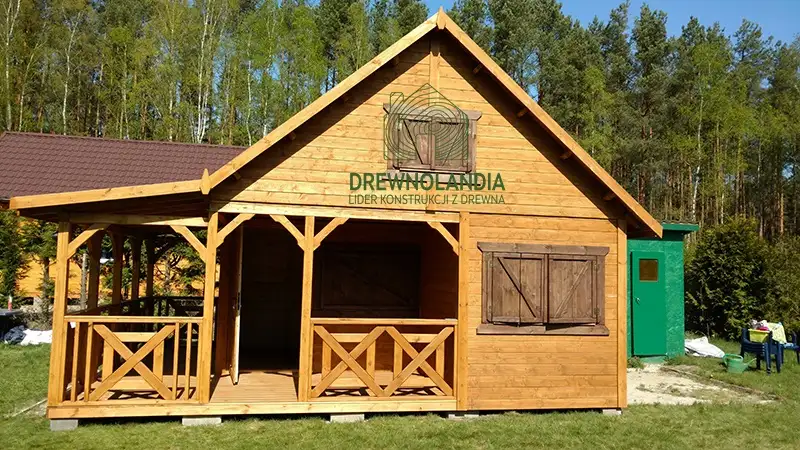 Domek Mieszko II 5m x 5m + taras boczny 1,5x5m