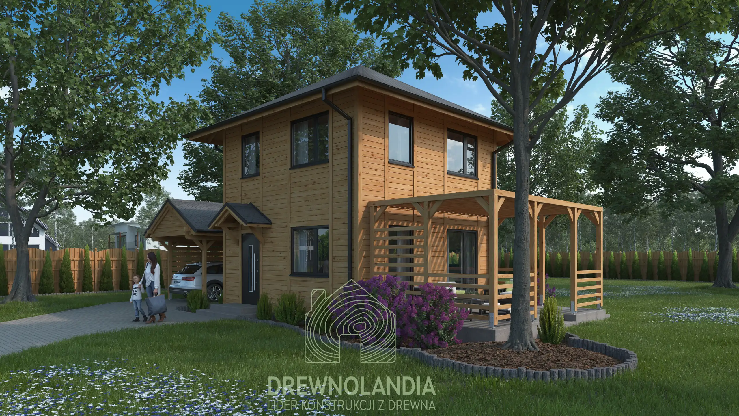 Domek rekreacyjny całoroczny CRP5 - 35 m² - 70 m² 