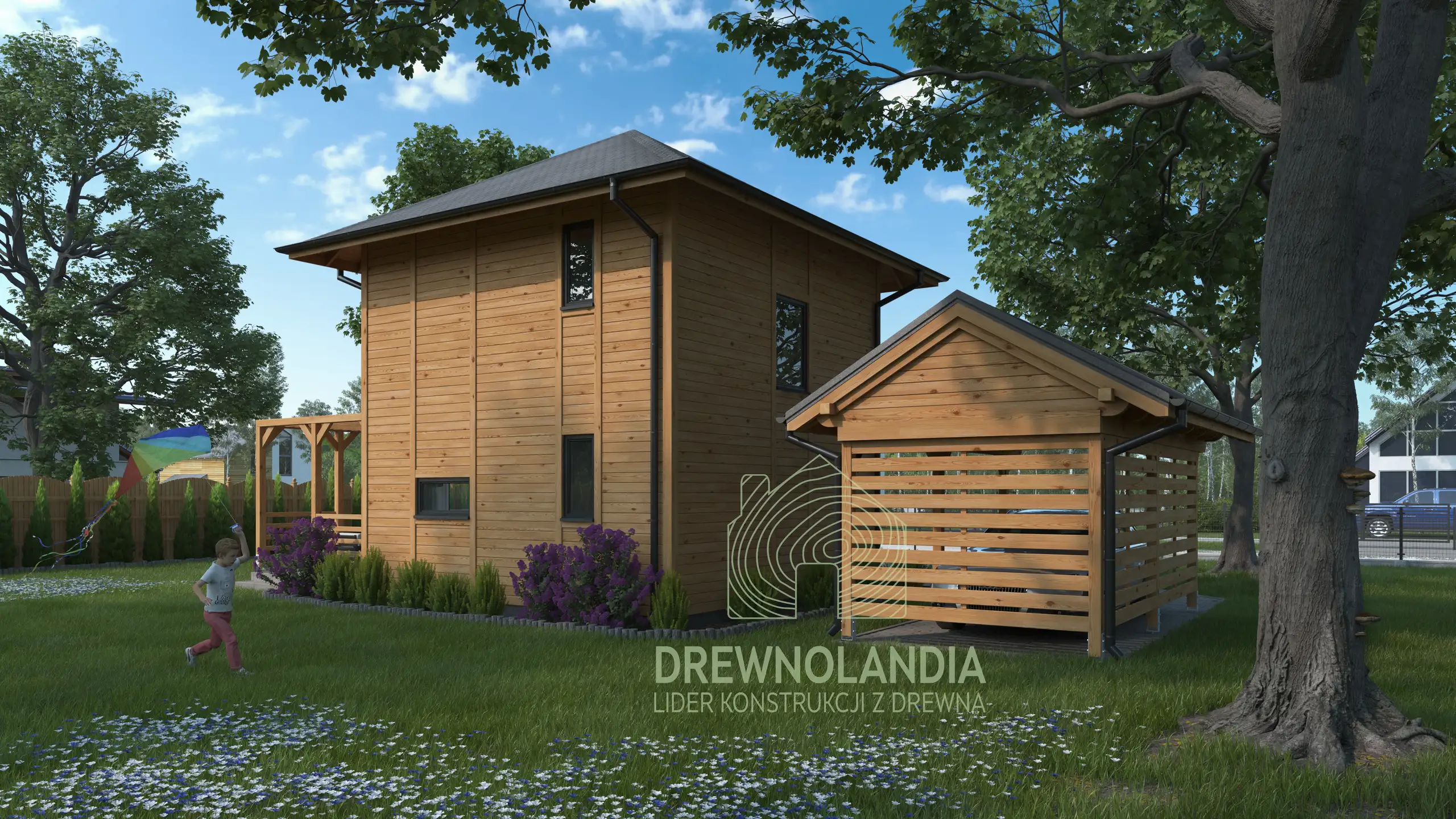 Domek rekreacyjny całoroczny CRP5 - 35 m² - 70 m² 