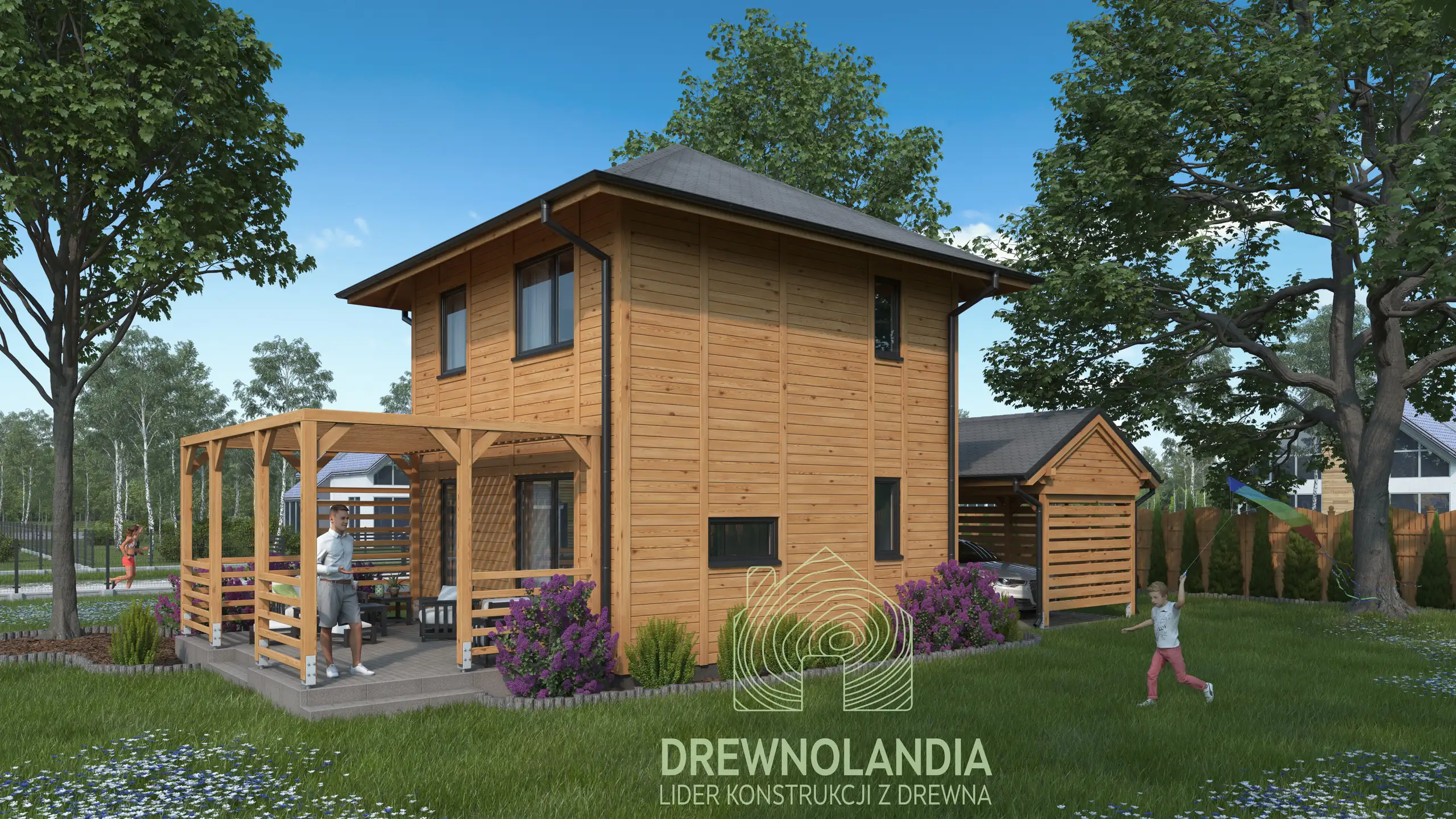 Domek rekreacyjny całoroczny CRP5 - 35 m² - 70 m² 