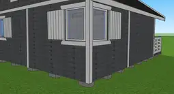 Nowoczesny drewniany domek z antresolą Adam IV 5,9m x 5,9m  - zdjęcie 43