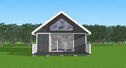 Nowoczesny drewniany domek z antresolą Adam IV 5,9m x 5,9m  - zdjęcie 41