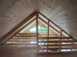 Nowoczesny drewniany domek z antresolą Adam IV 5,9m x 5,9m  - zdjęcie 40