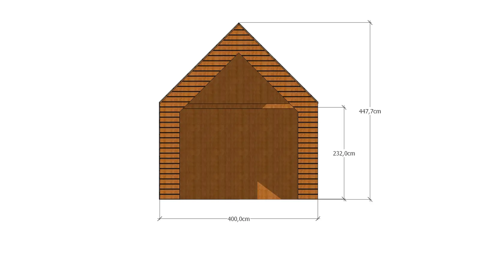Wiata samochodowa Grażyna 12,5x4m – Solidna ochrona z pomieszczeniem gospodarczym