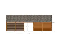 Wiata samochodowa Grażyna 12,5x4m – Solidna ochrona z pomieszczeniem gospodarczym - zdjęcie 12