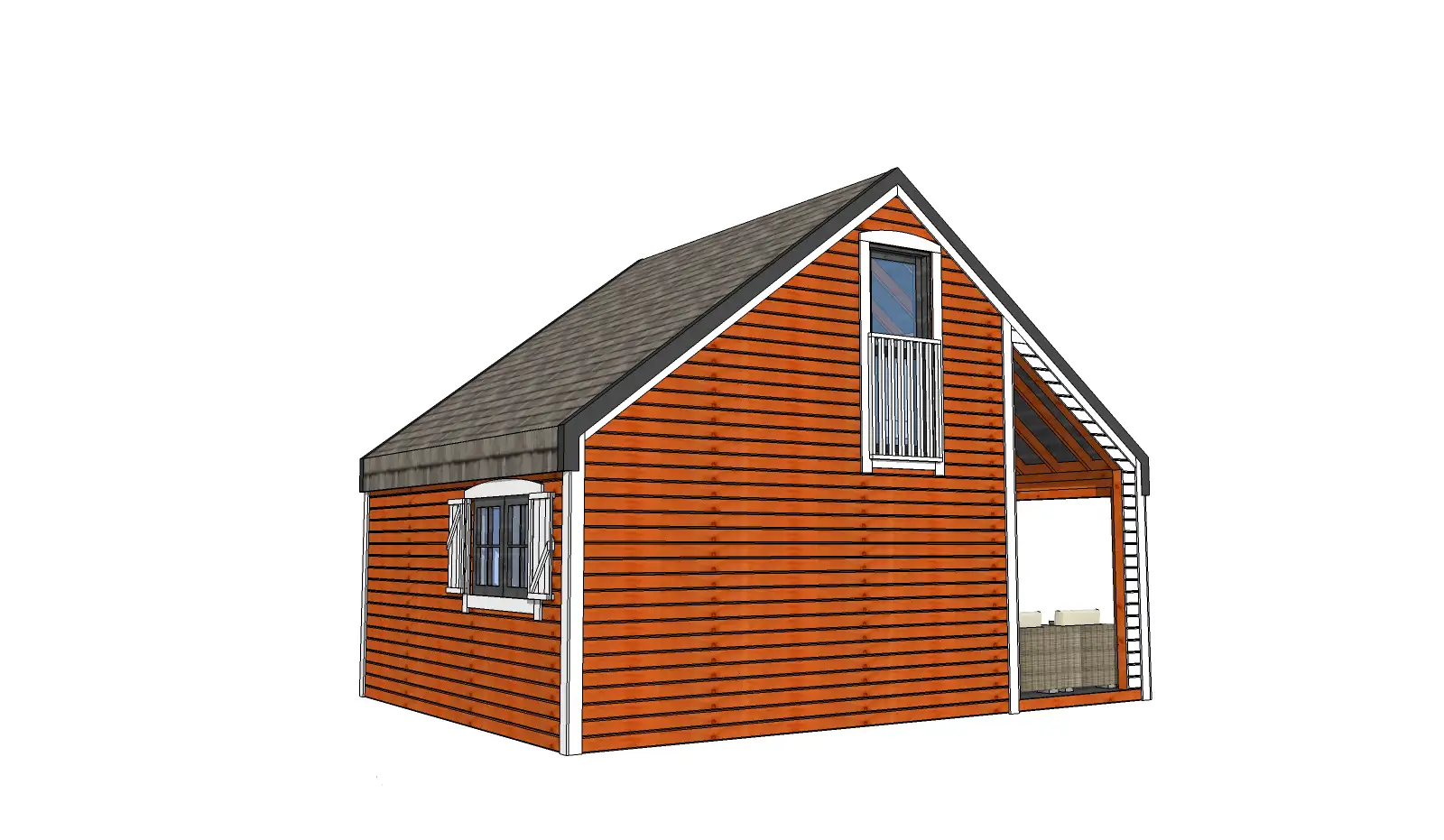 Michał 7m x 5m z antresolą