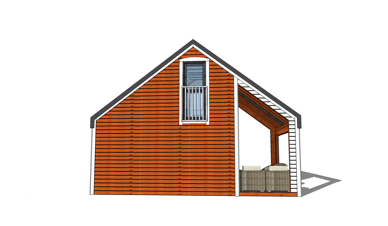 Michał 7m x 5m z antresolą