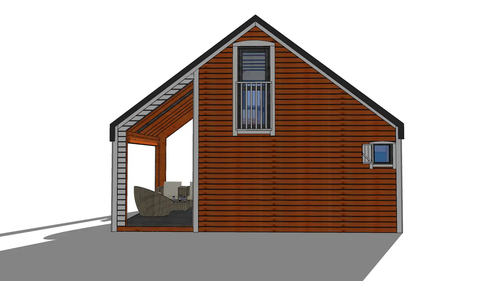 Michał 7m x 5m z antresolą