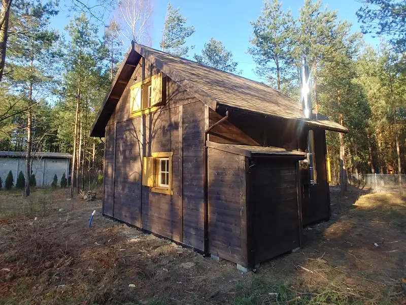 Domek z antresola Wiktor IV - wersja 1 - V1 - 5,9x5,9m