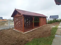 Wiata Wiktoria - 6x2m, drewutnia  - zdjęcie 21