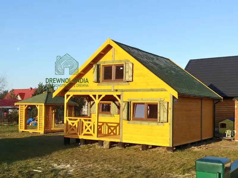 Domek z antresola Wiktor IV - wersja 1 - V1 - 5,9x5,9m