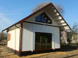 Nowoczesny drewniany domek z antresolą Adam IV 5,9m x 5,9m  - zdjęcie 18