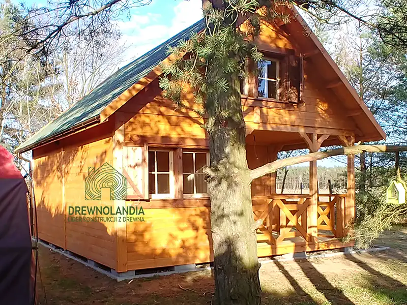 Domek z antresola Wiktor IV - wersja 1 - V1 - 5,9x5,9m