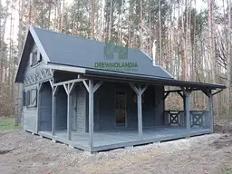 Domek drewniany na działkę Julian - 6x7,5m - zdjęcie 34