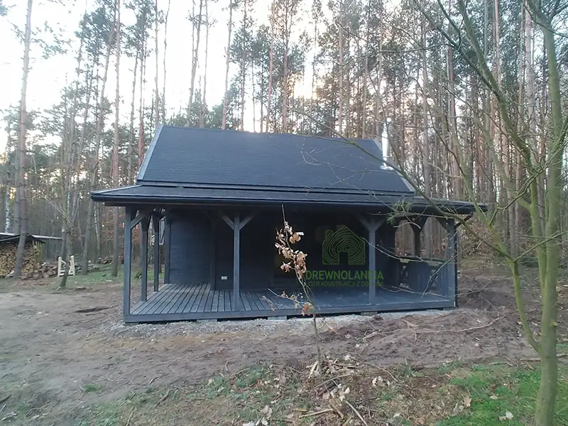 Domek drewniany na działkę Julian - 6x7,5m