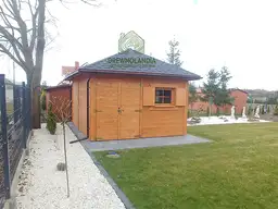 Drewniany Domek narzędziowy Jerzy - 4x3m  - zdjęcie 35