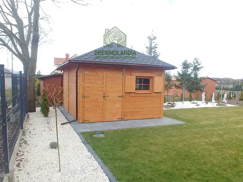 Drewniany Domek narzędziowy Jerzy - 4x3m