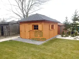 Drewniany Domek narzędziowy Jerzy - 4x3m  - zdjęcie 32