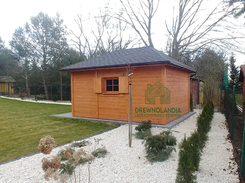 Drewniany Domek narzędziowy Jerzy - 4x3m