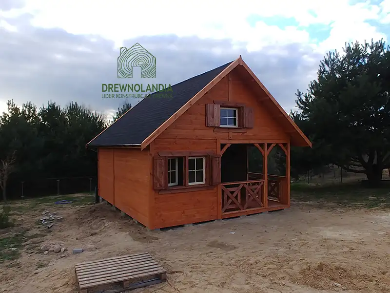 Domek drewniany Wiktor III - 5x6m 