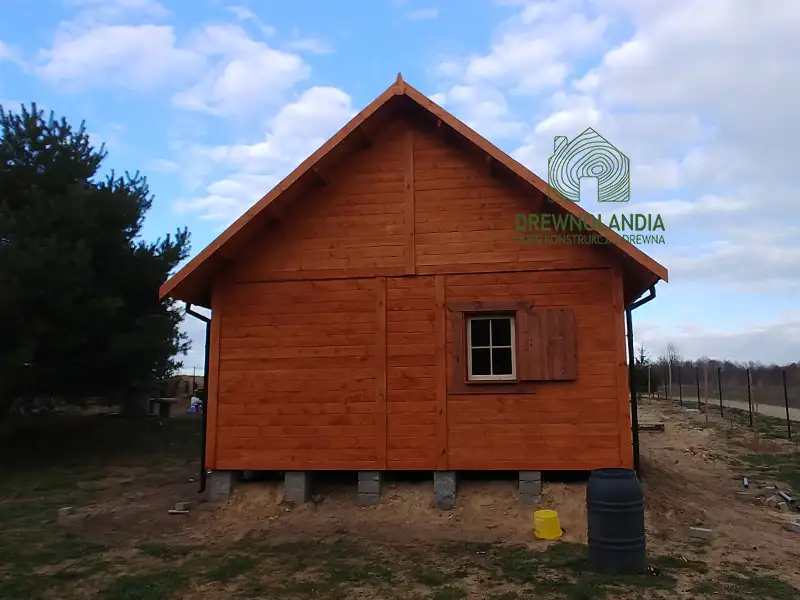 Domek drewniany Wiktor III - 5x6m 