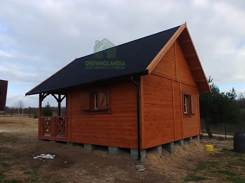 Domek drewniany Wiktor III - 5x6m 