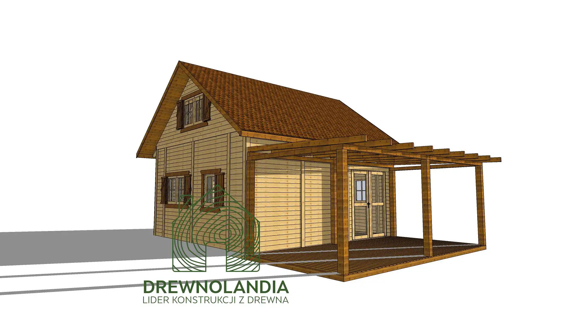 Domek bez pozwolenia Julianek 6x5,5m z tarasem