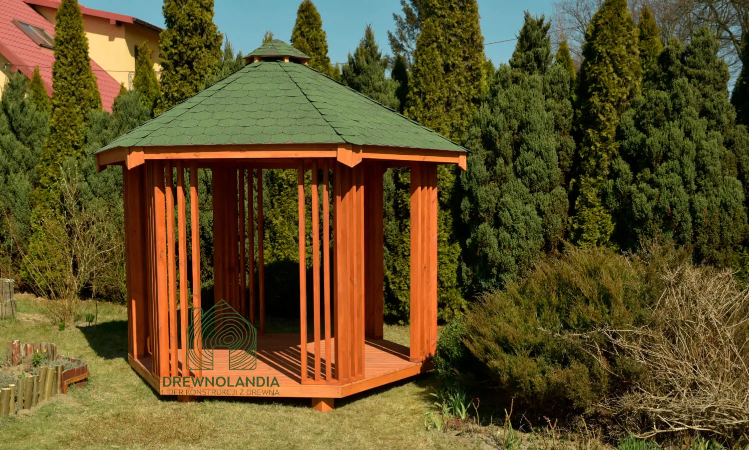Altana szesciokatna ogrodowa