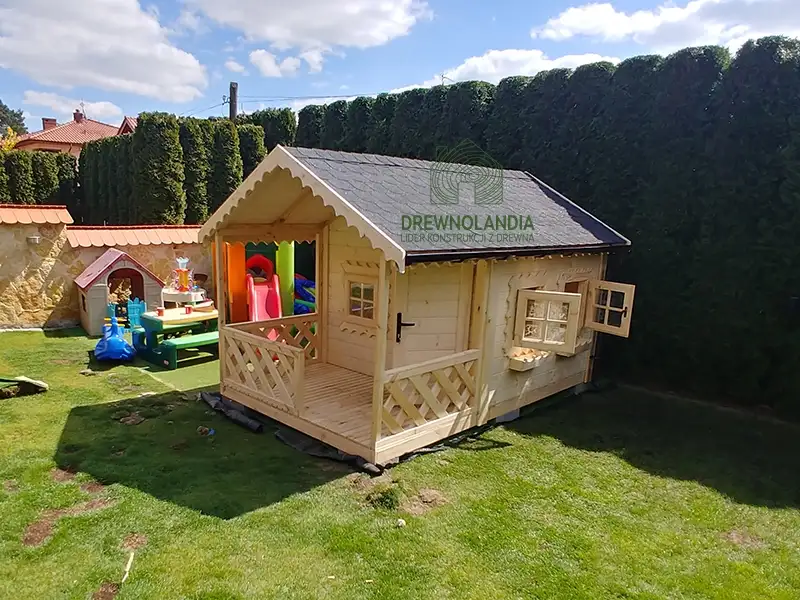 Drewniany Domek Dla Dzieci Kitty III - 2,8x2m
