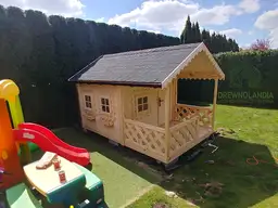 Drewniany Domek Dla Dzieci Kitty III - 2,8x2m - zdjęcie 7