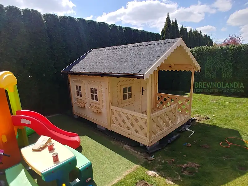 Drewniany Domek Dla Dzieci Kitty III - 2,8x2m