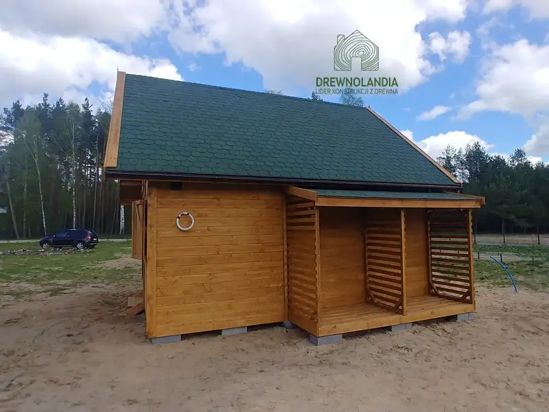 Drewniany domek Wiktor II - 5x5m  