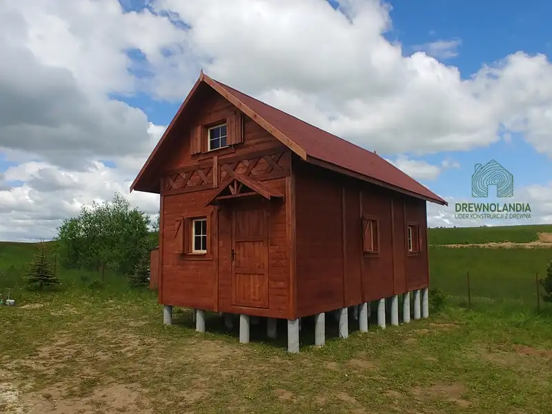 Domek ogrodowy z drewna Wiktor - 8x4m